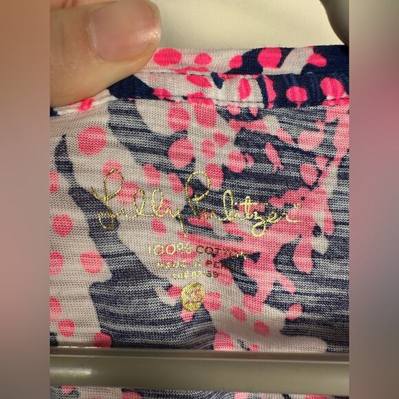 NWT Lilly Pulitzer Short Sleeve Jessica Beyond The Sea Nauti Blue Dress XS - Picture 5 of 7